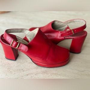 Vintage platform heels